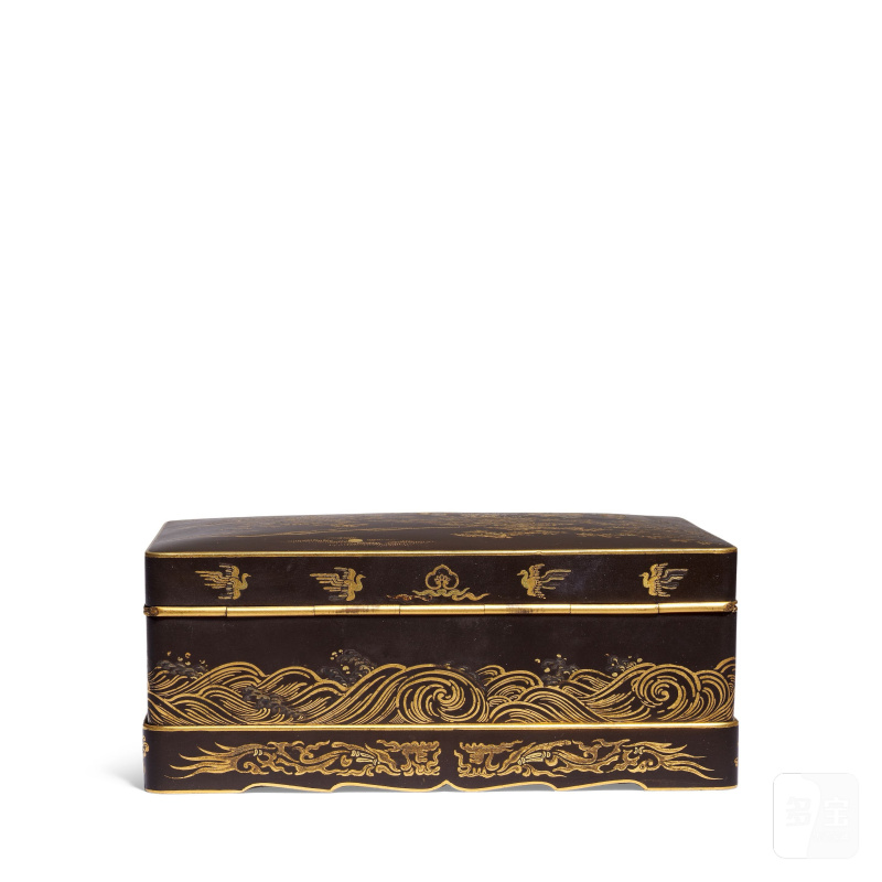 明治時代 鐵布目象嵌竹林七賢盒 | AN INLAID IRON BOX AND COVER - 图15